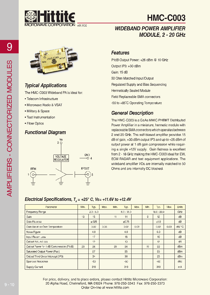 HMC-C003_615331.PDF Datasheet