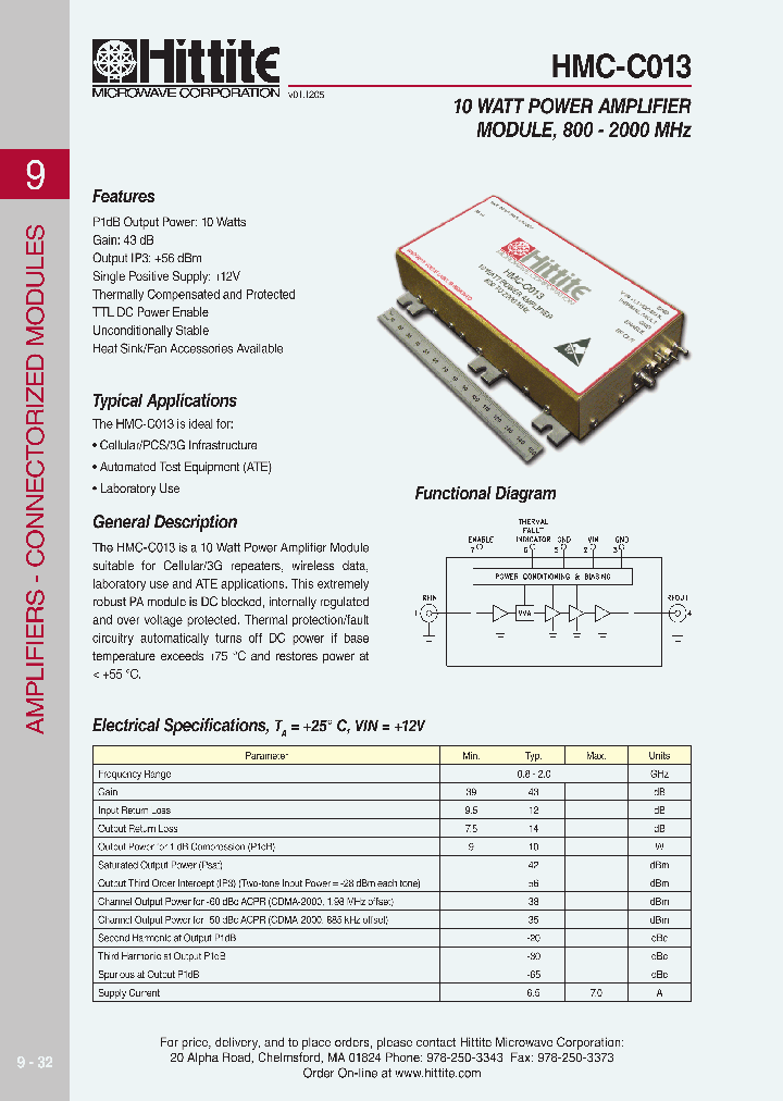 HMC-C013_615321.PDF Datasheet