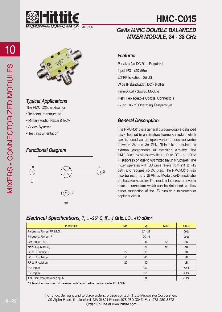 HMC-C015_615323.PDF Datasheet