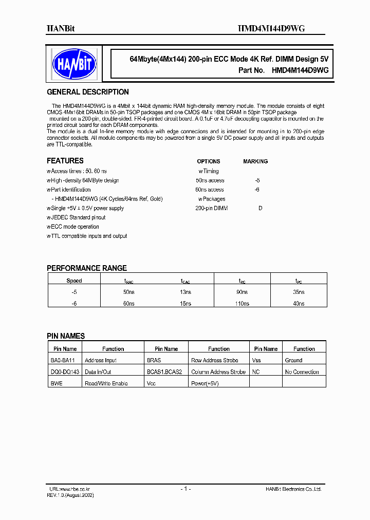 HMD4M144D9WG-5_634527.PDF Datasheet