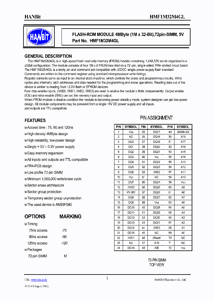 HMF1M32M4GL-90_634476.PDF Datasheet