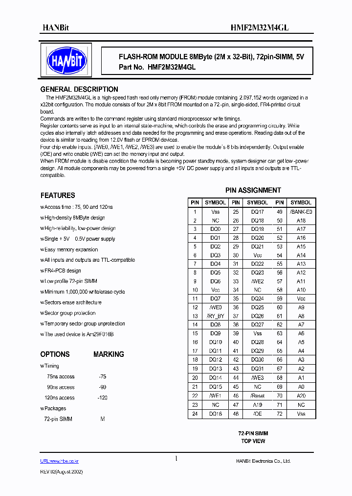 HMF2M32M4GL-90_634445.PDF Datasheet