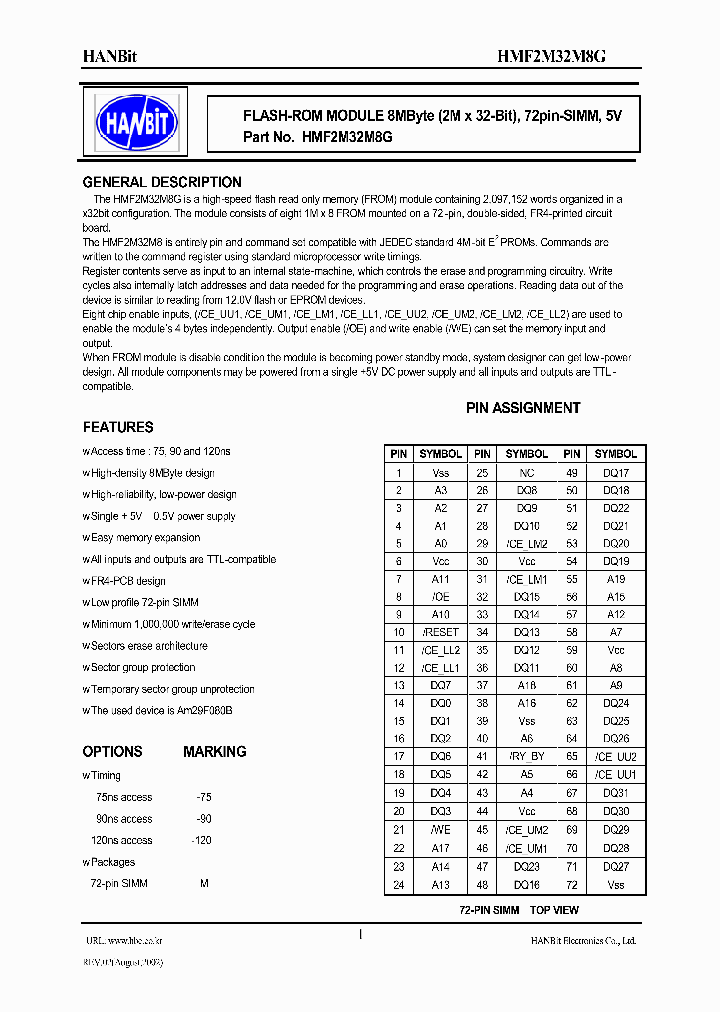HMF2M32M8G_634433.PDF Datasheet