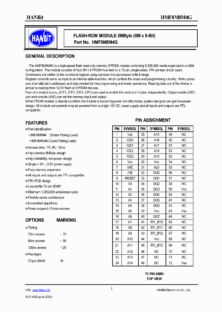 HMF8M8M4G-90_634342.PDF Datasheet