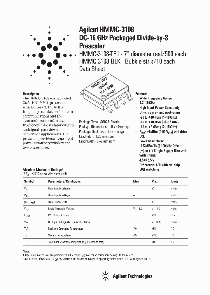 HMMC-3108_611977.PDF Datasheet