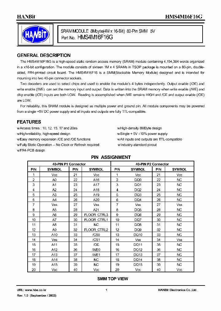 HMS4M16F16G-10_632949.PDF Datasheet
