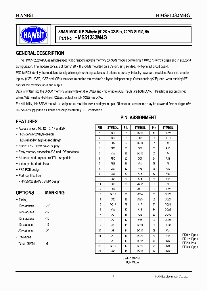 HMS51232M4G_632915.PDF Datasheet
