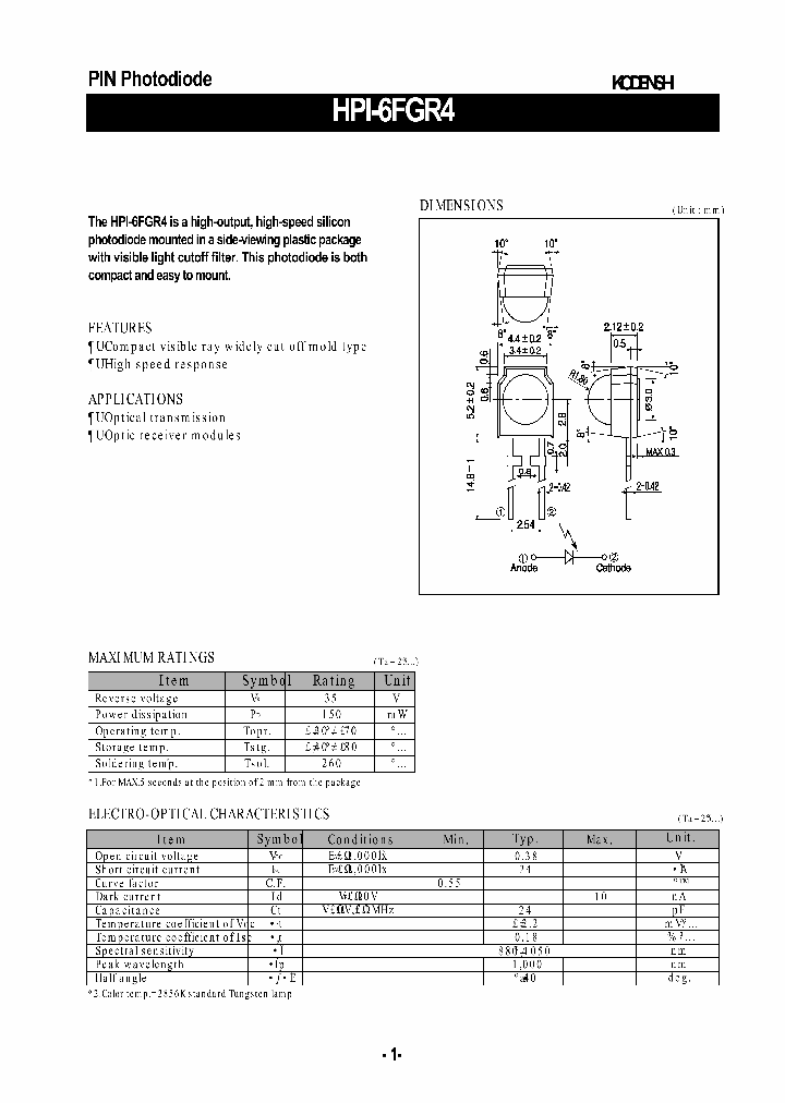 HPI-6FGR4_944156.PDF Datasheet