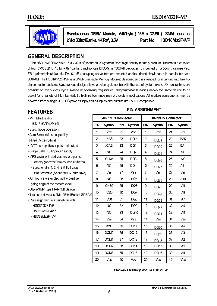 HSD16M32F4VP-10L_630182.PDF Datasheet