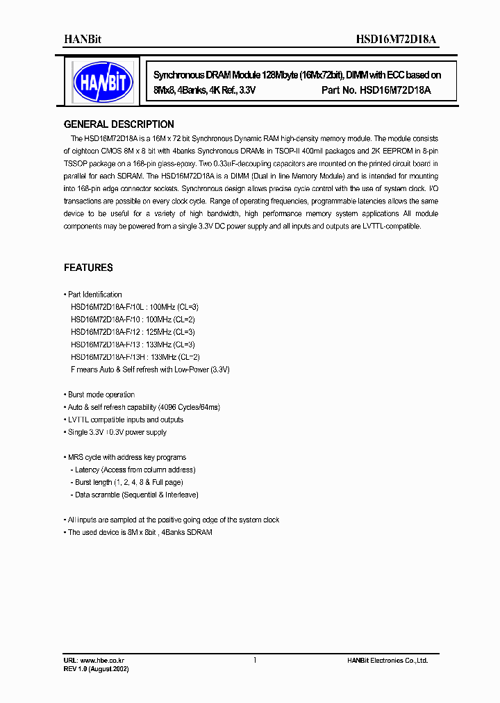 HSD16M72D18A-13_622538.PDF Datasheet
