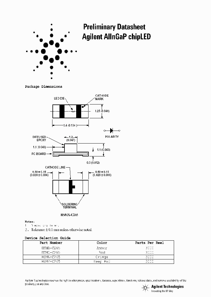 HSMA-C265_716005.PDF Datasheet