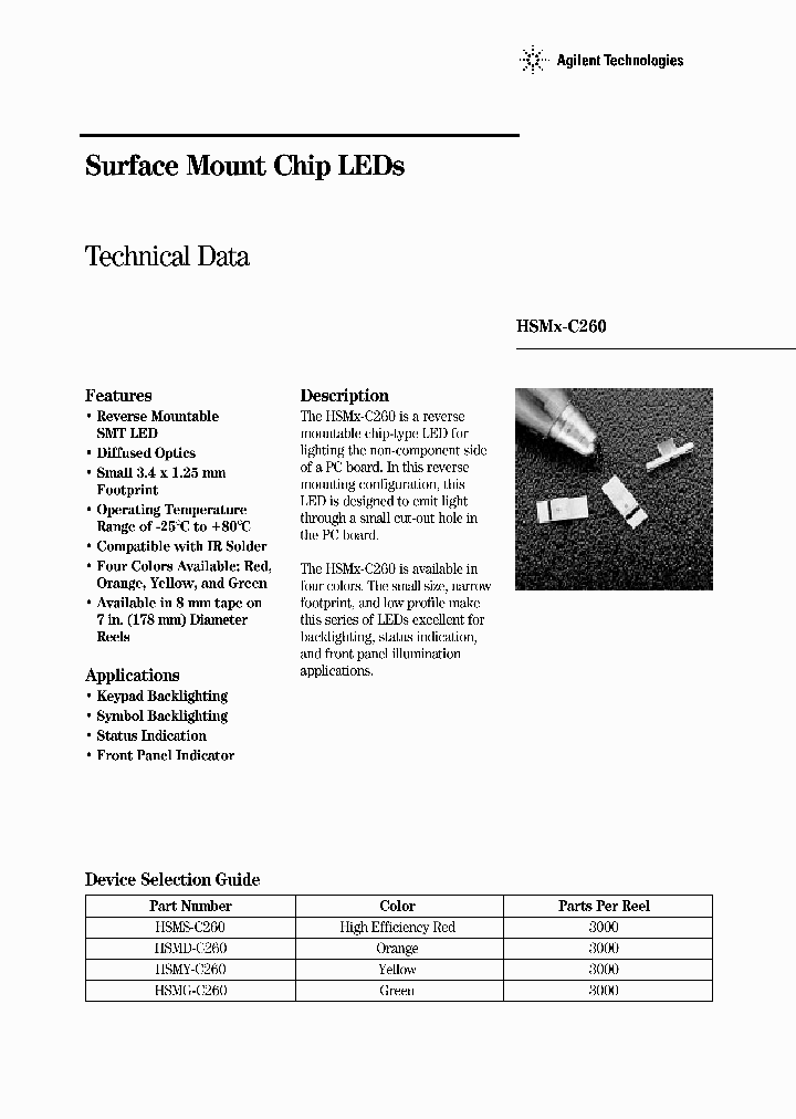 HSMD-C260_727672.PDF Datasheet