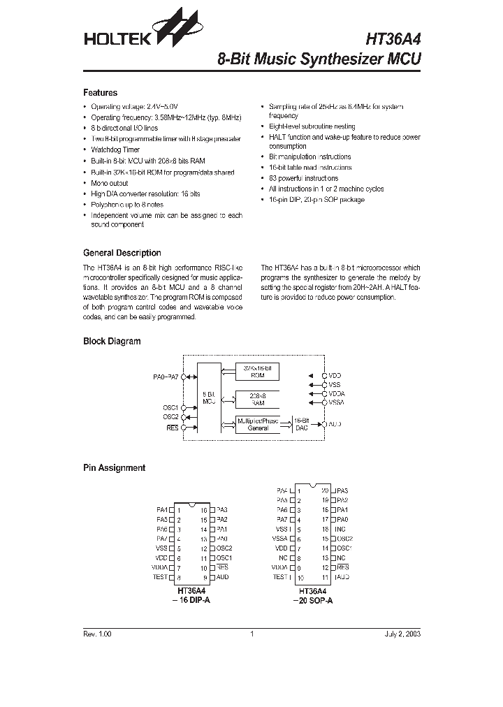 HT36A4_952979.PDF Datasheet
