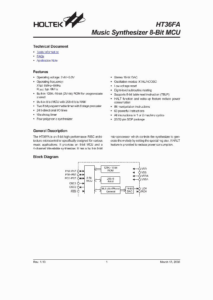 HT36FA_951492.PDF Datasheet