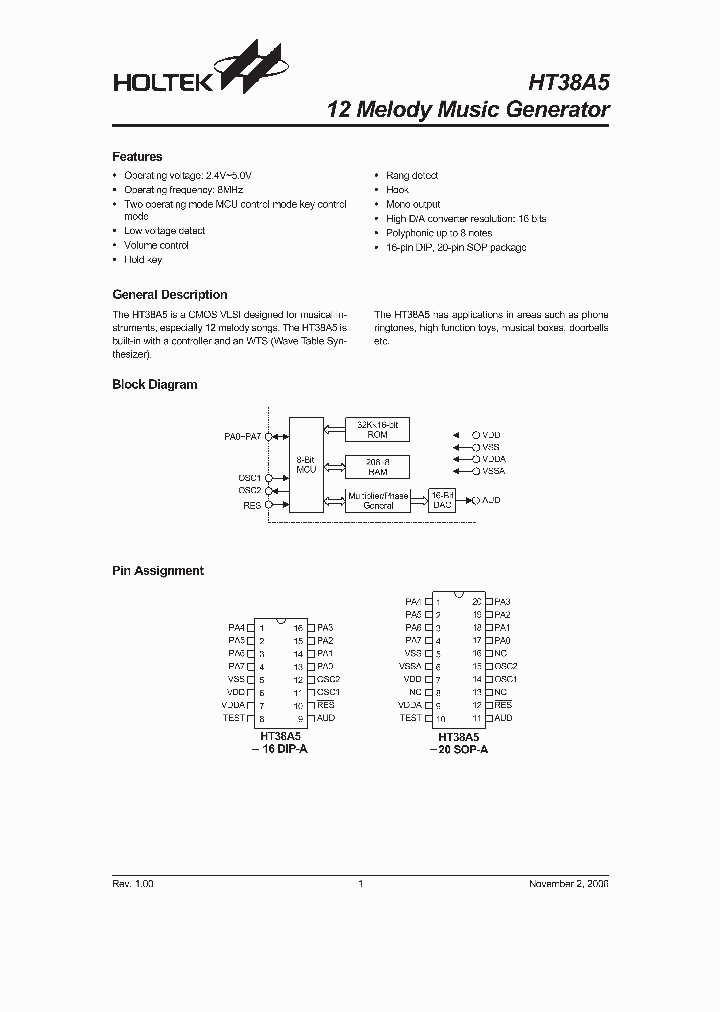 HT38A5_669657.PDF Datasheet