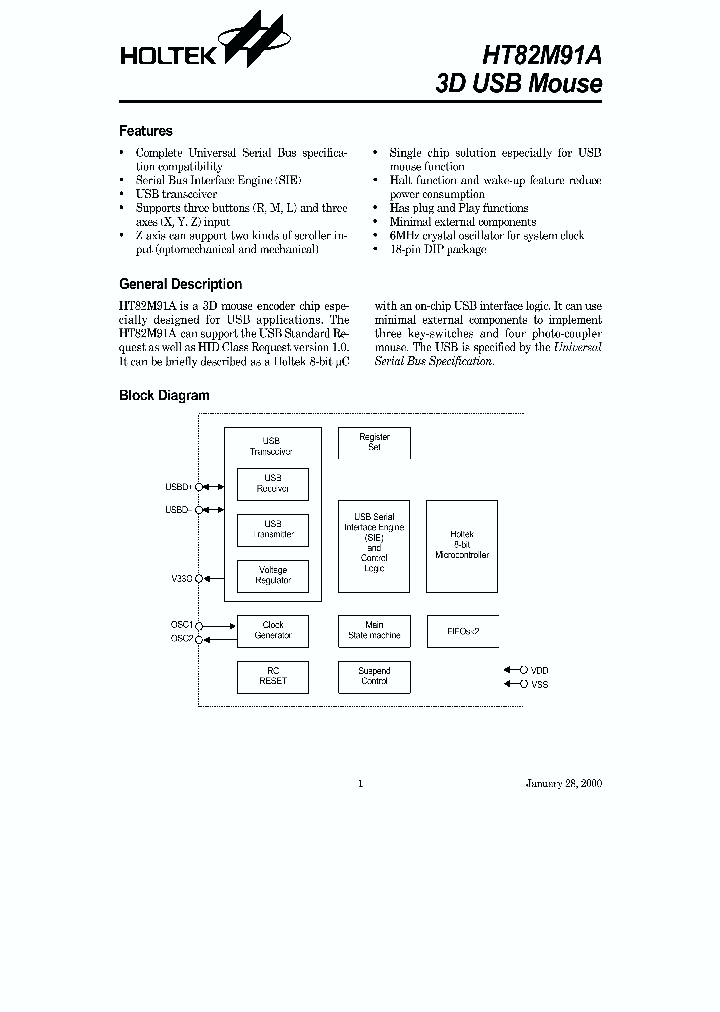 HT82M91A_827351.PDF Datasheet