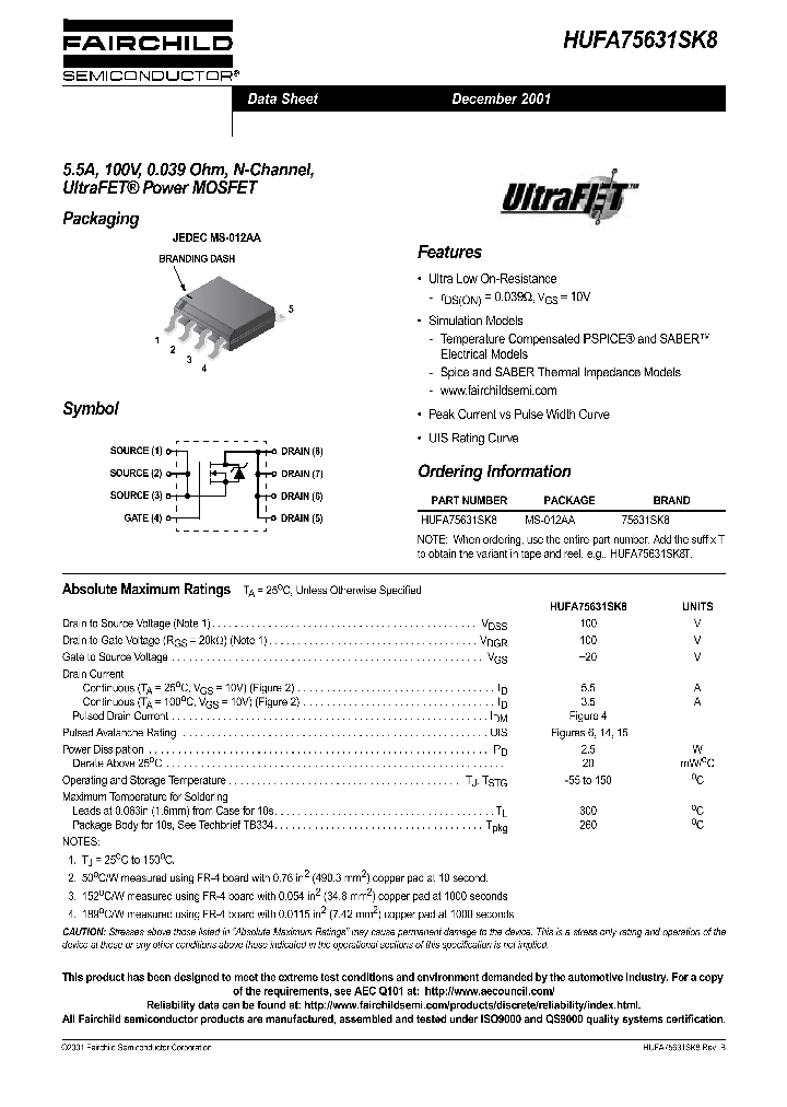 HUFA75631SK8_804301.PDF Datasheet