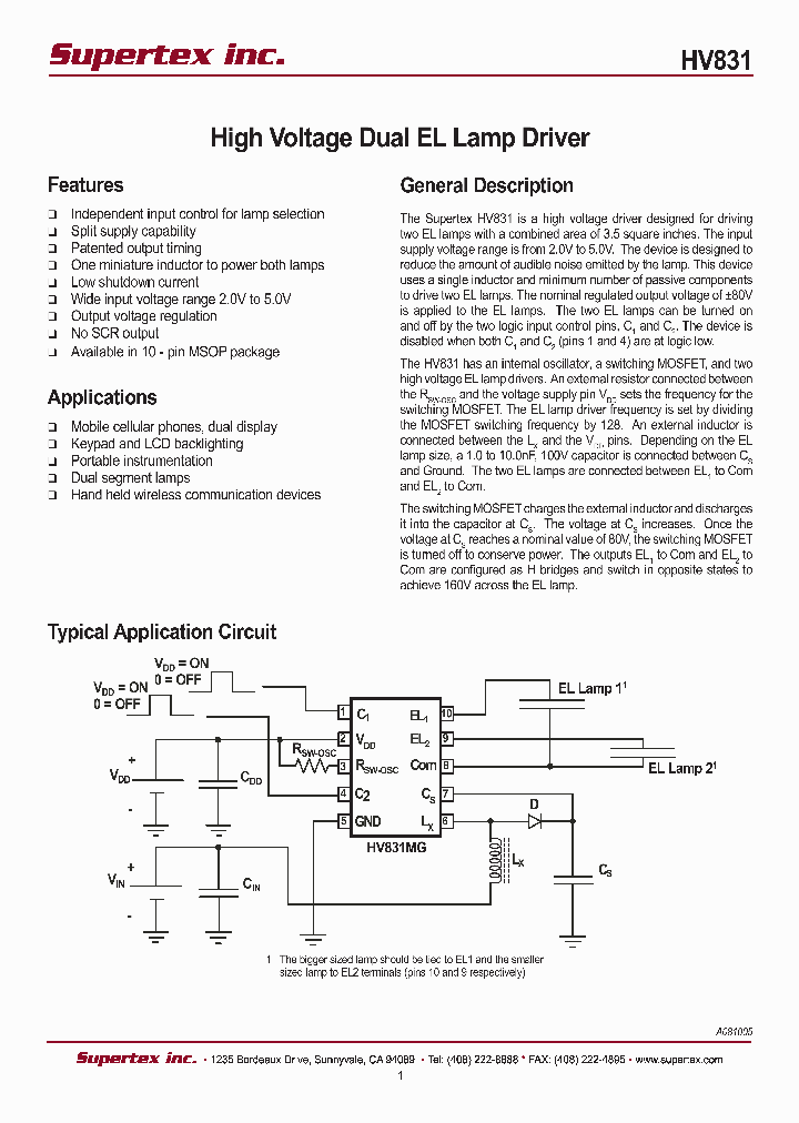 HV831_657755.PDF Datasheet