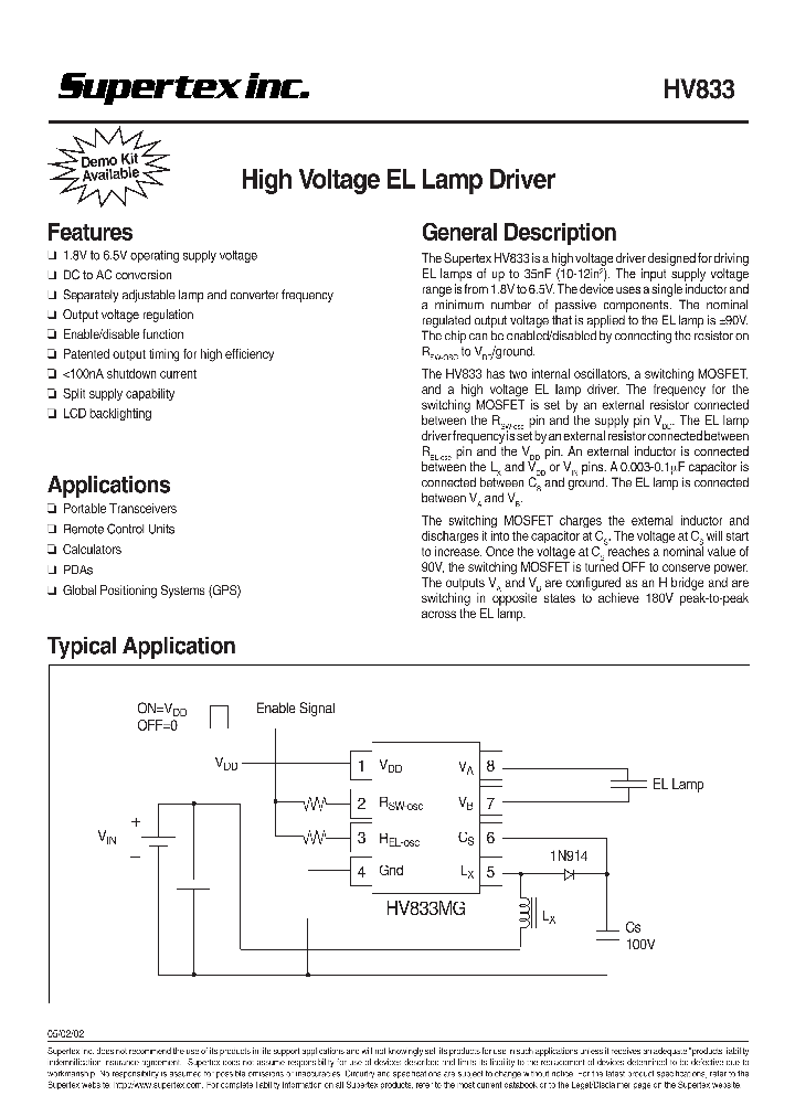 HV833_657757.PDF Datasheet