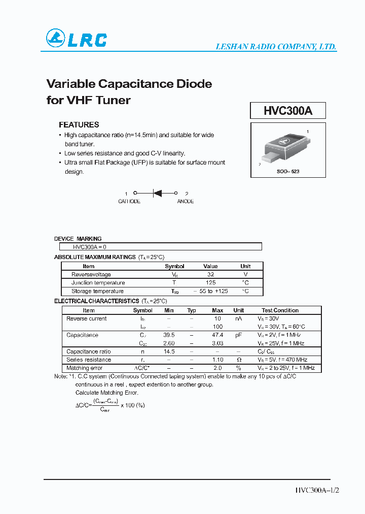 HVC300A_732415.PDF Datasheet