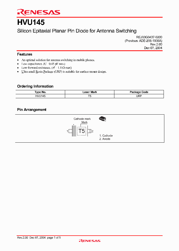 HVU145_748855.PDF Datasheet