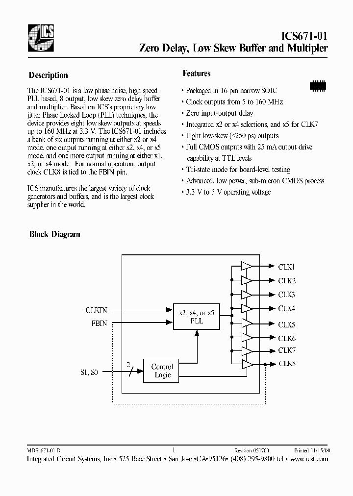 ICS671-01_917973.PDF Datasheet
