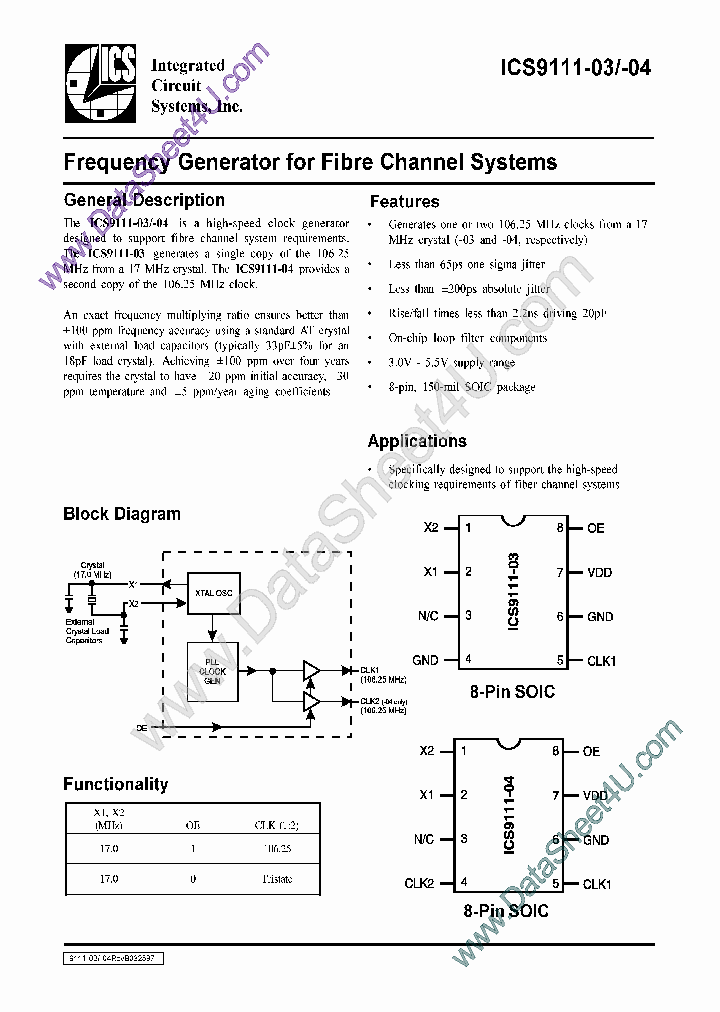 ICS9111-03_822818.PDF Datasheet