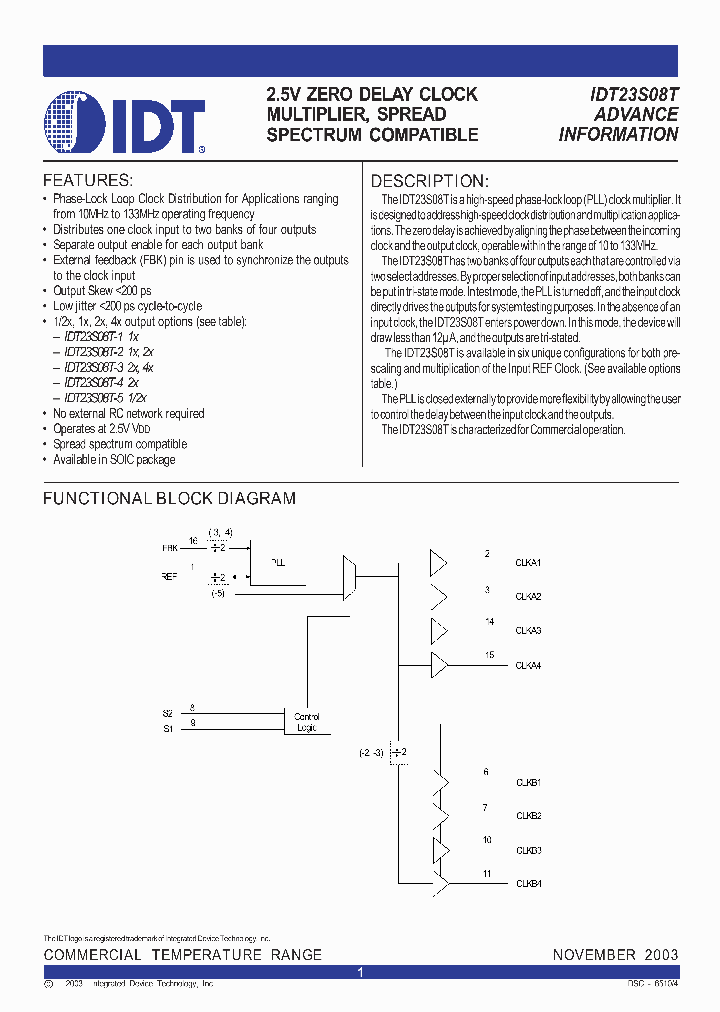 IDT23S08T-1_674275.PDF Datasheet
