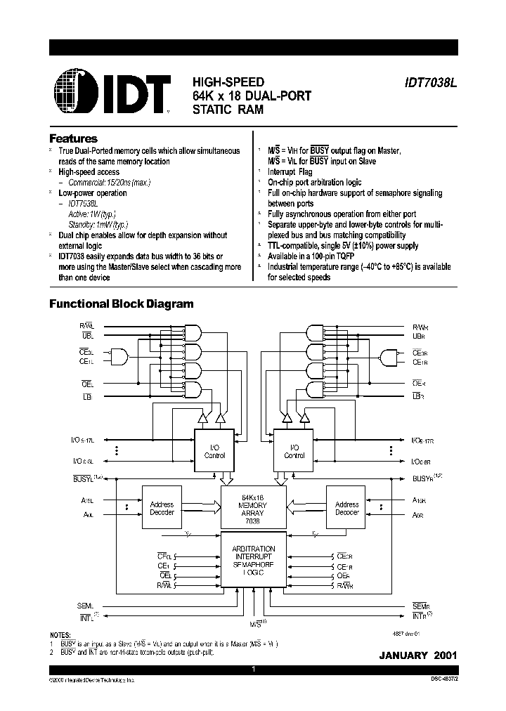 IDT7038L_641170.PDF Datasheet