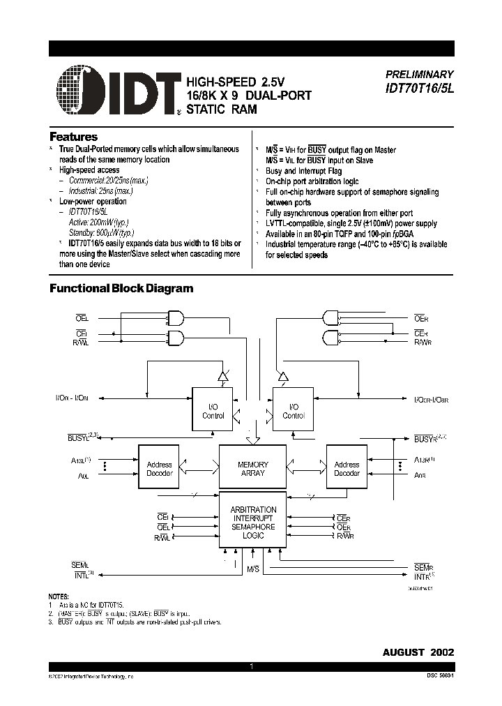 IDT70T16A999PF_689358.PDF Datasheet