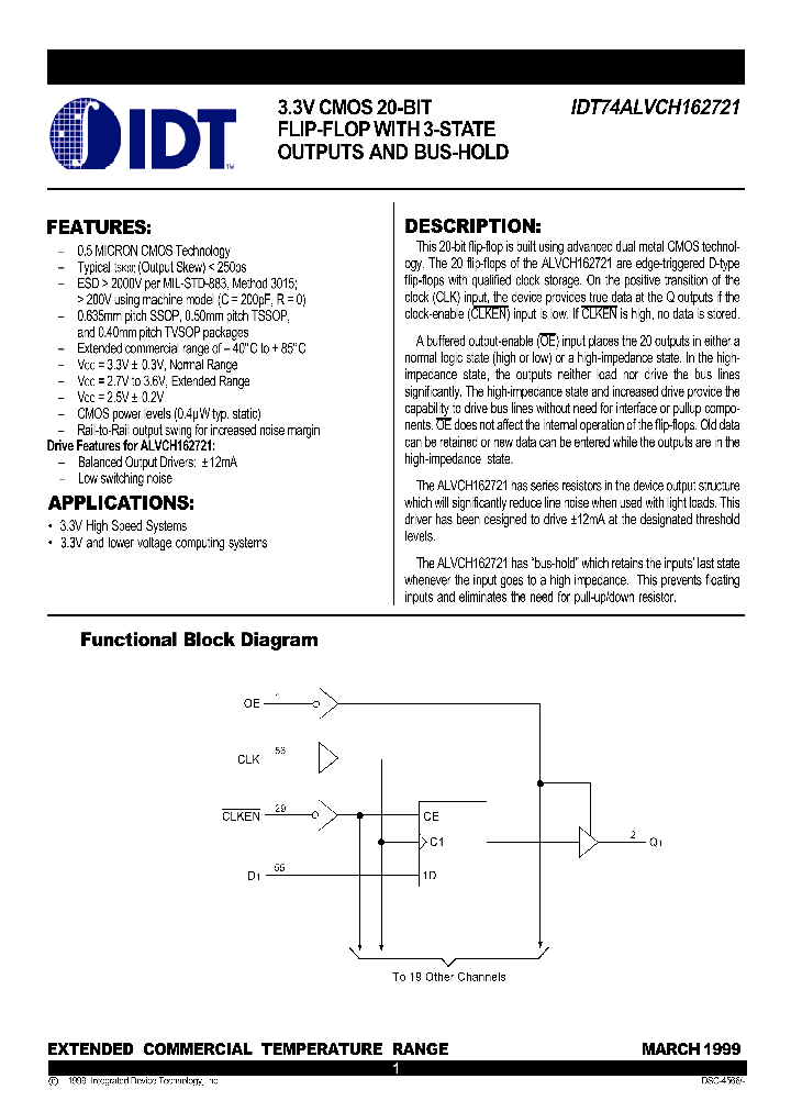 IDT74ALVCH162721PA_817004.PDF Datasheet