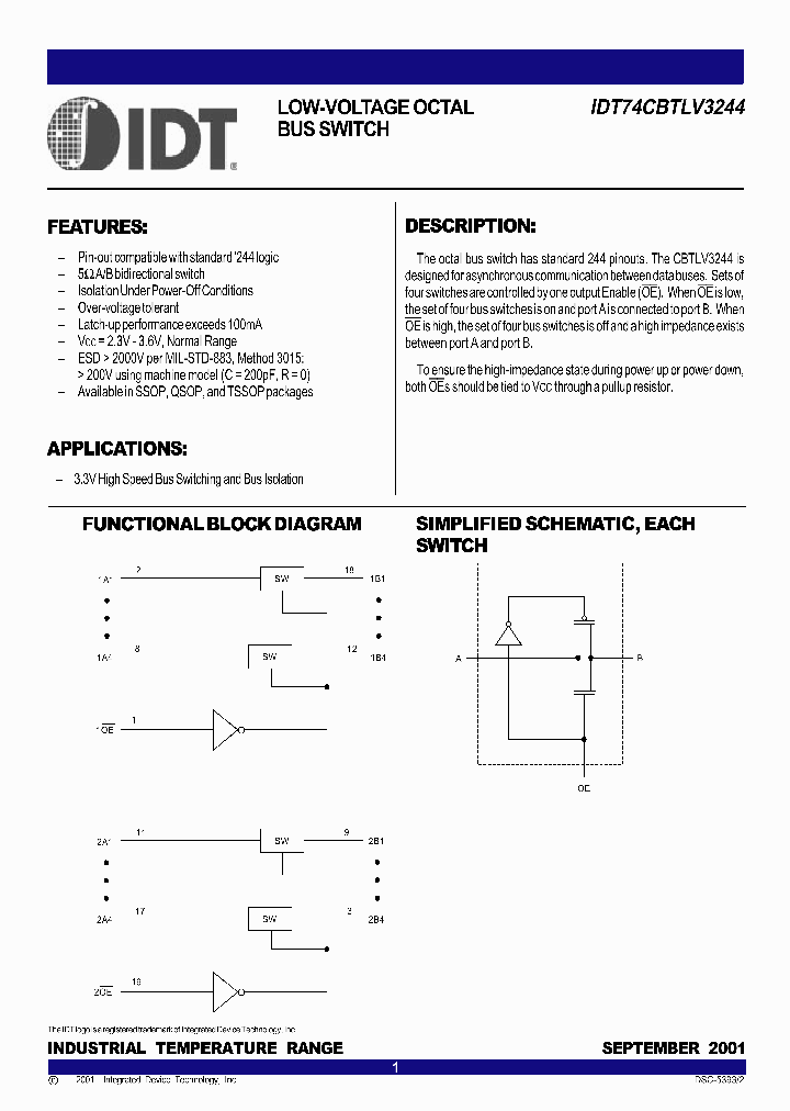 IDT74CBTLV3244_684023.PDF Datasheet