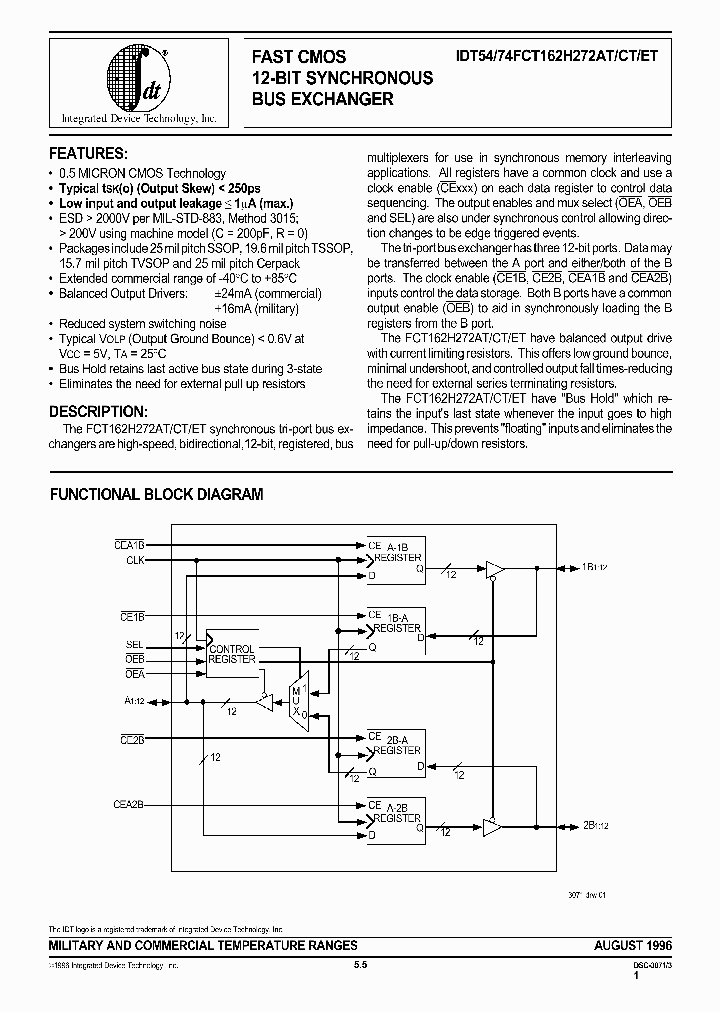 IDT74FCT162H272CTPA_903156.PDF Datasheet