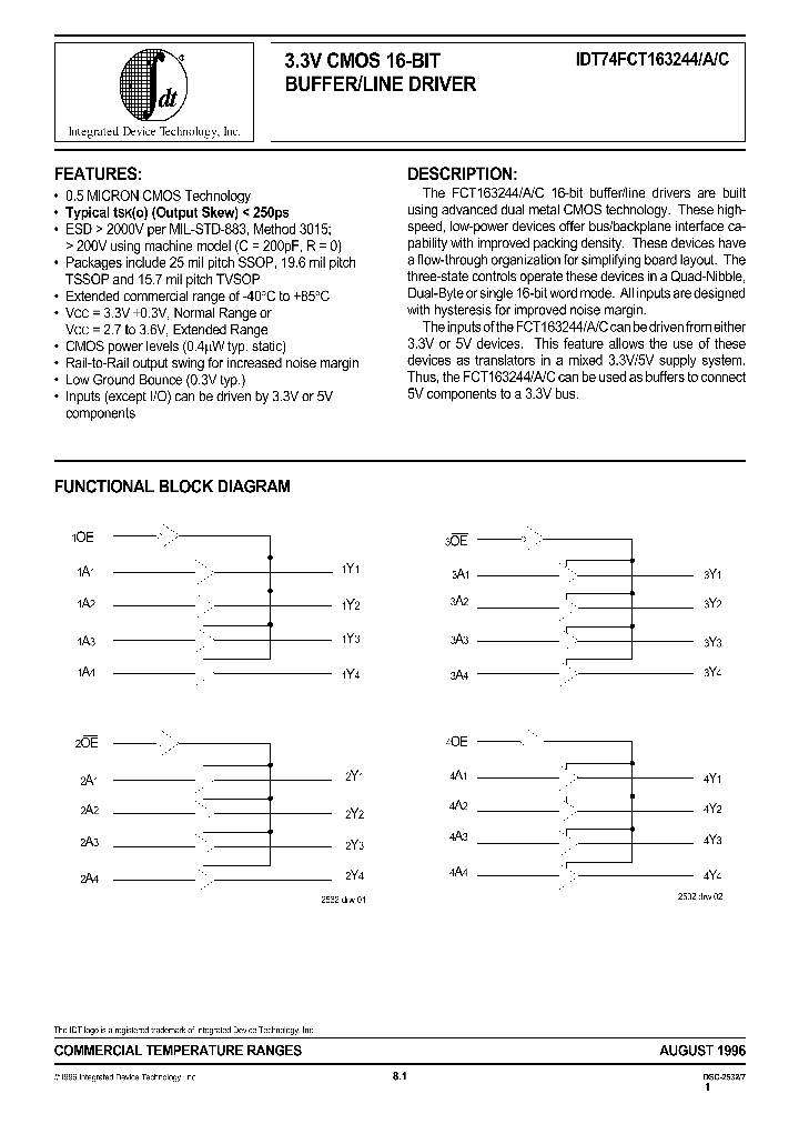 IDT74FCT163244APA_817056.PDF Datasheet
