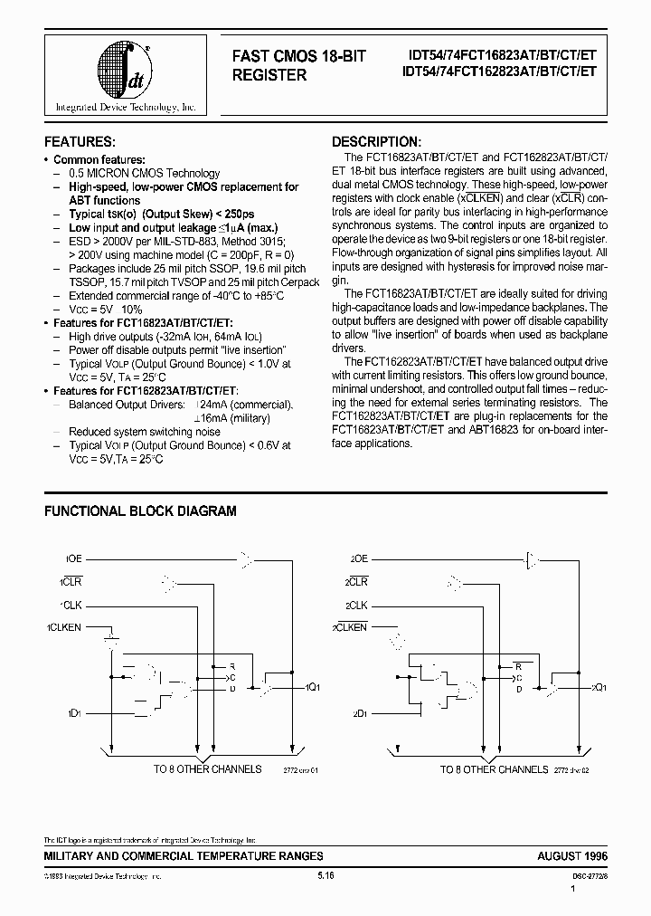 IDT74FCT162823CTPA_769318.PDF Datasheet
