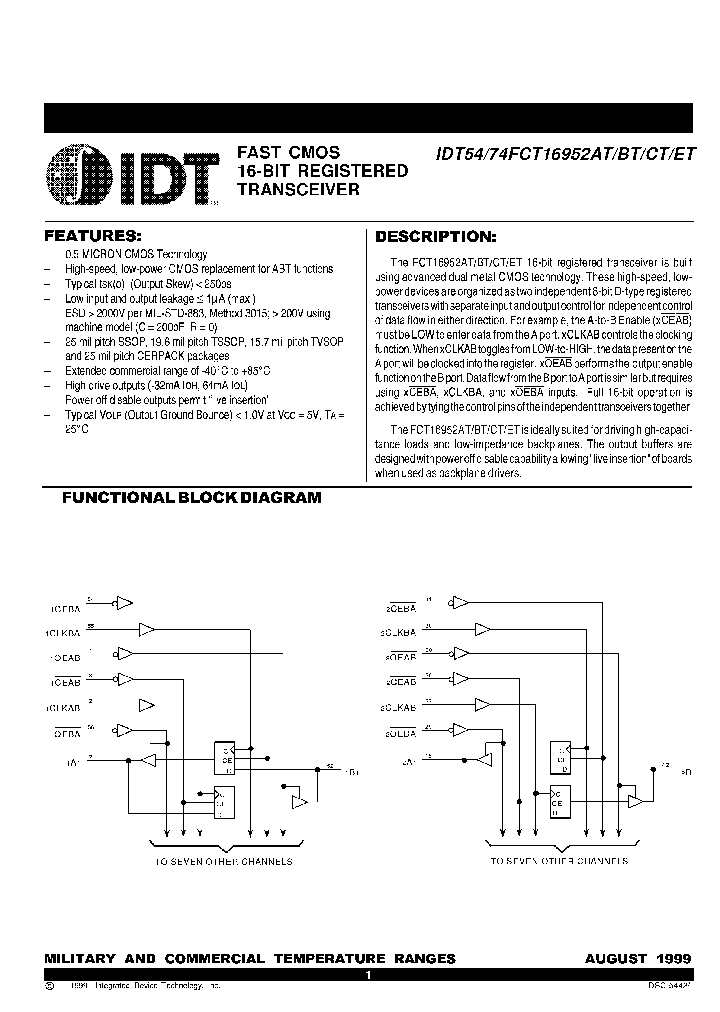 IDT74FCT16952CTPV_909354.PDF Datasheet