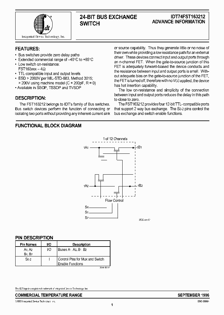 IDT74FST163212PA_892242.PDF Datasheet