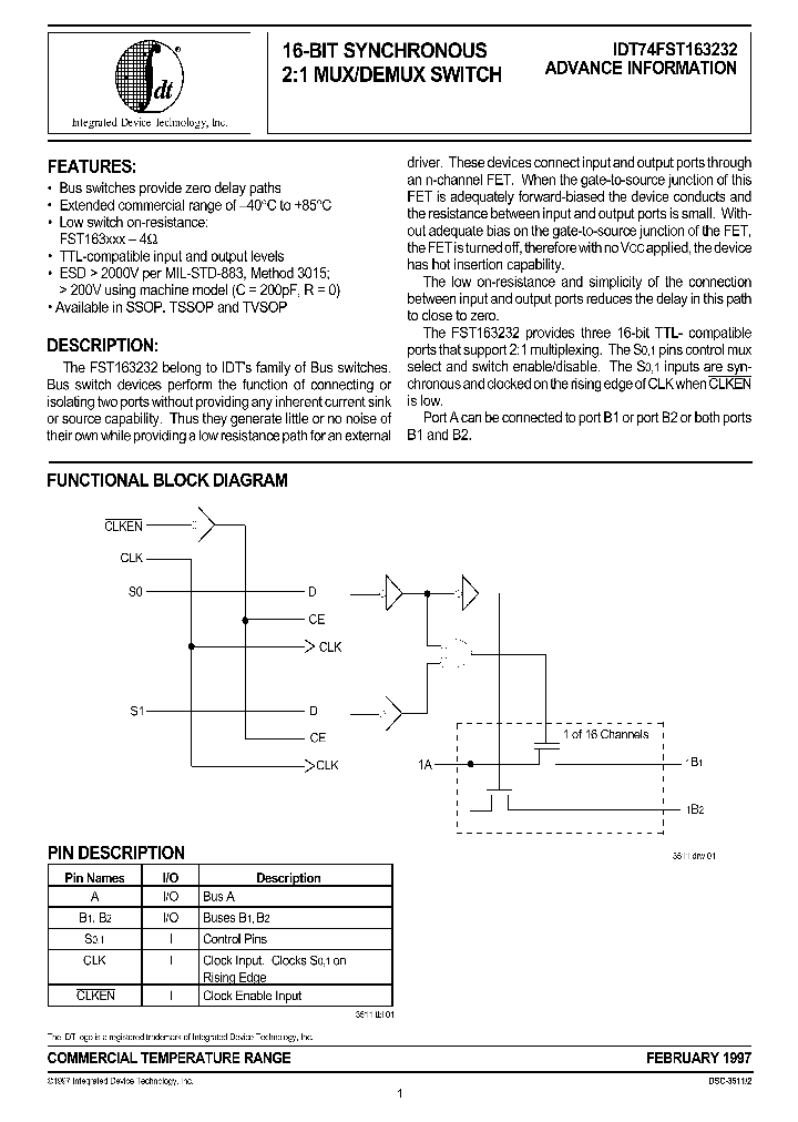 IDT74FST163232PA_903143.PDF Datasheet