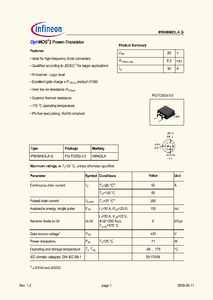 IPBH6N03LAG_657119.PDF Datasheet