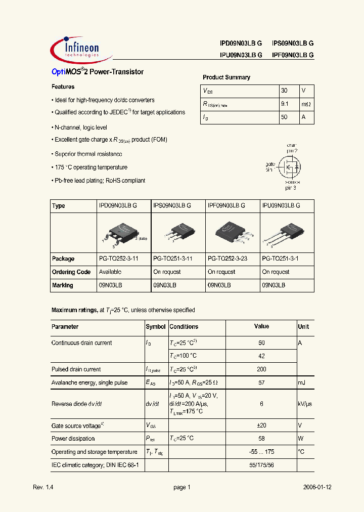 IPF09N03LBG_657856.PDF Datasheet