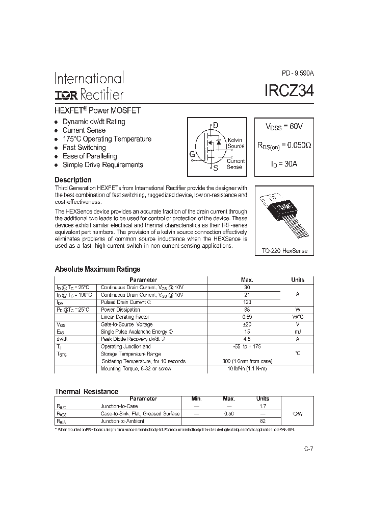 IRCZ34_772446.PDF Datasheet