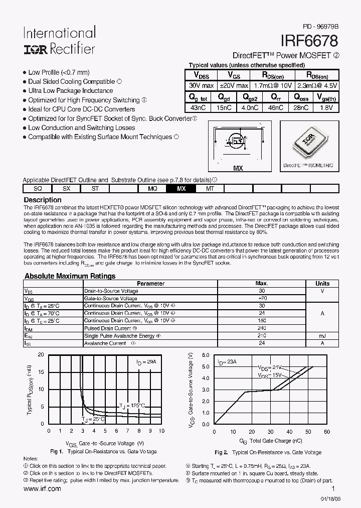 IRF6678_1014099.PDF Datasheet