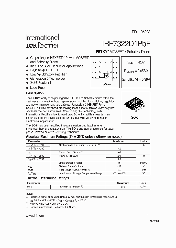 IRF7322D1PBF_740326.PDF Datasheet