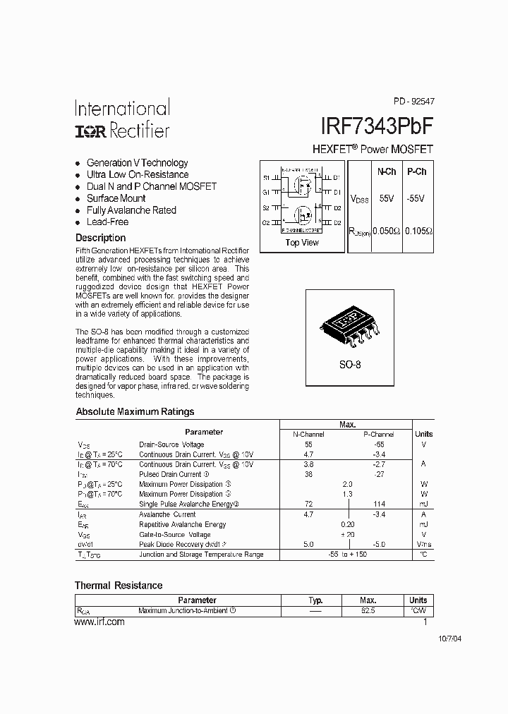 IRF7343PBF_709470.PDF Datasheet
