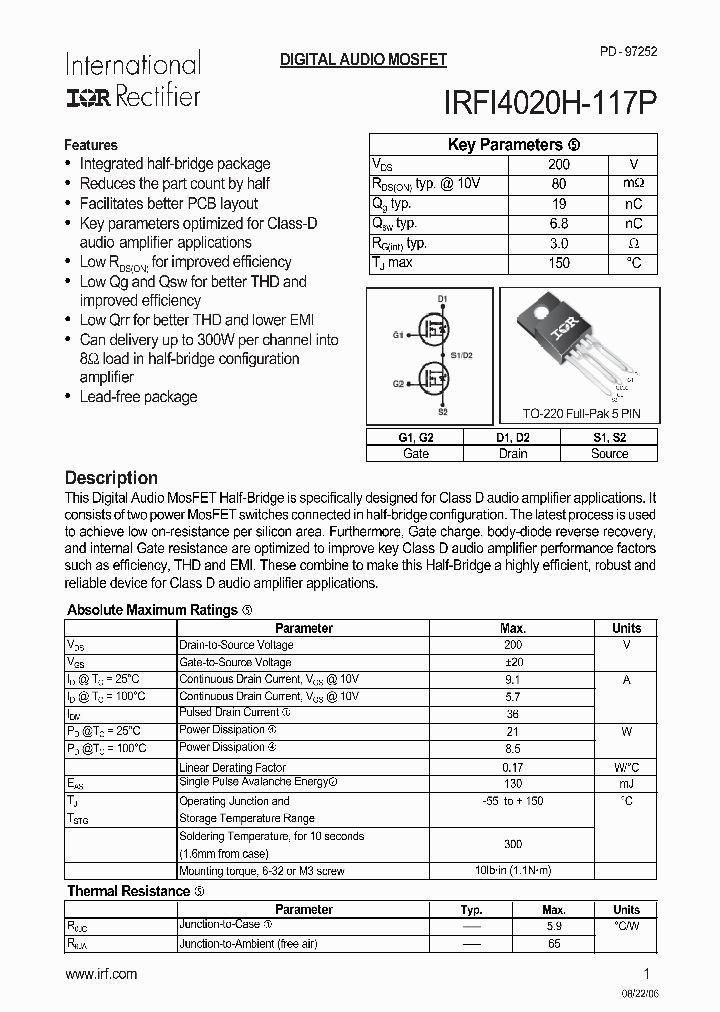 IRFI4020H-117P_952094.PDF Datasheet
