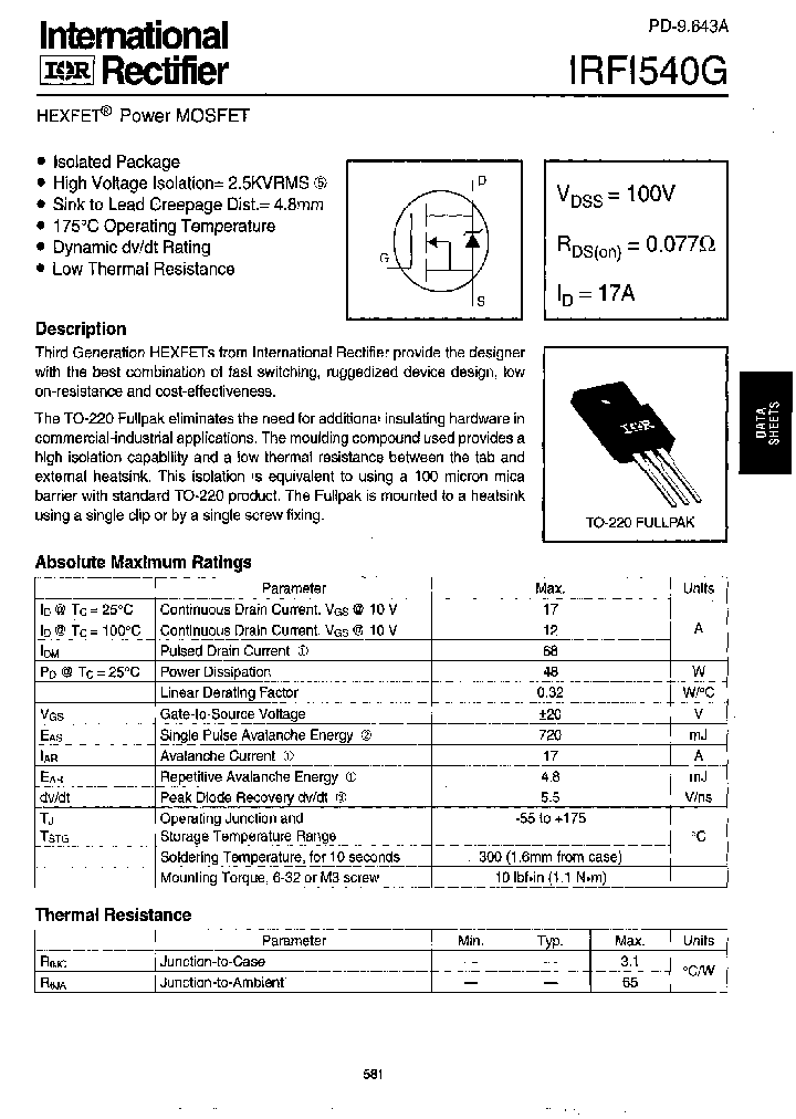IRFI540G_699458.PDF Datasheet