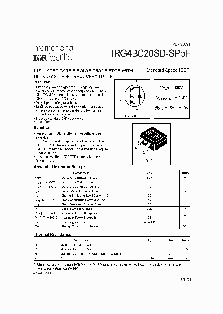 IRG4BC20SD-SPBF_723300.PDF Datasheet