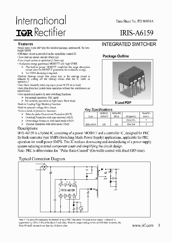 IRIS-A6159_611494.PDF Datasheet