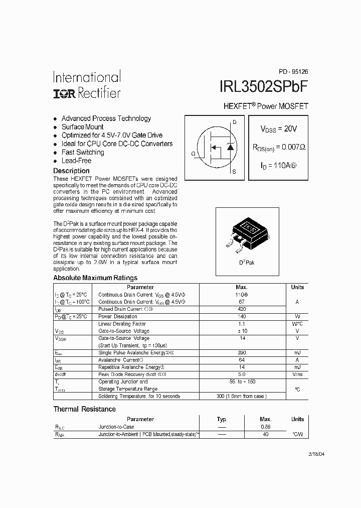 IRL3502SPBF_703469.PDF Datasheet