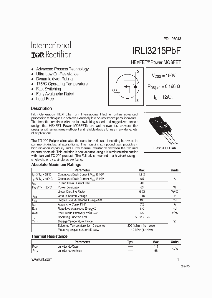 IRLI3215PBF_751809.PDF Datasheet